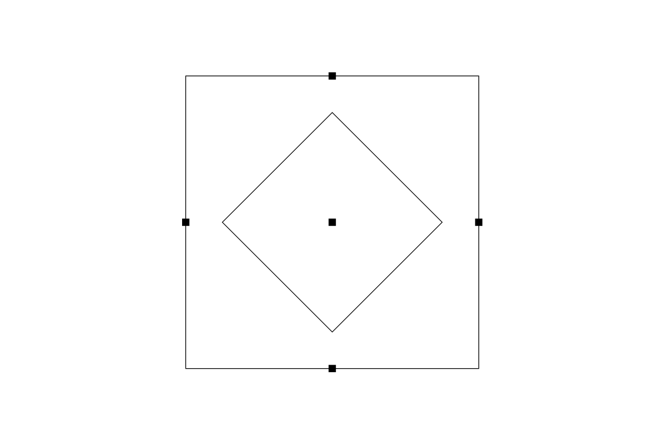 line dot graphic square